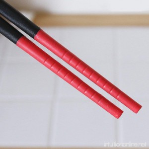 Silicone Tip Chopsticks Red (Long 30cm) - B018GXZ016